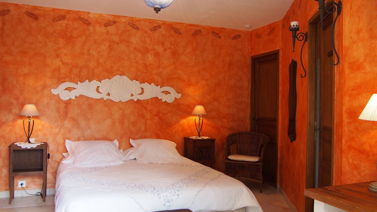 Lacoste Bed & Breakfast | Le Clos des Lavandes-Air conditionned Double CIGALE-Terrasse-Lacoste Luberon