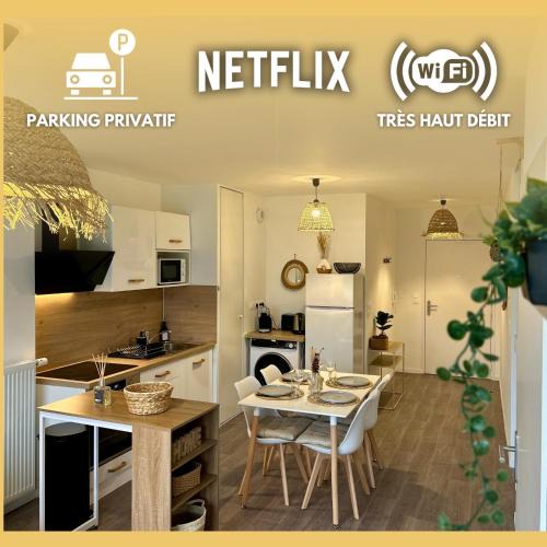 Chartres Apartment | Le Cocon, proche centre-ville - Balcon - Parking