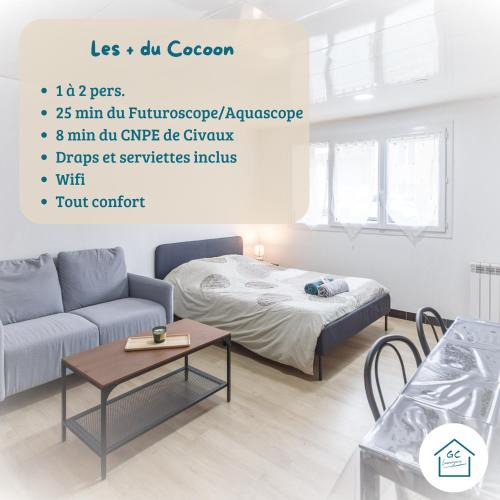 Lhommaize Apartment | LE COCON - T1 - 26 m2