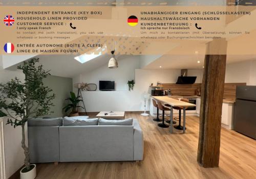 Sarrebourg Apartment | LE CONFORTABLE Sarrebourg Wifi Parking 4 personnes Proche Gare