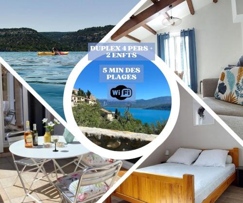 Sainte-Croix-du-Verdon Apartment | Le Duplex 4 Pers - 10 min des plages