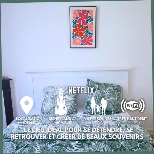 Coulommiers Apartment | Le Halo Secret, 40min de Disney, 5 min du centre Coulommiers