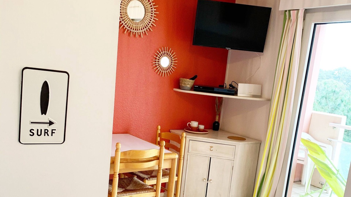 Anglet Apartment | Le kilika, quiet 2-bedroom apartment on golf course & sea, Biarritz-Anglet