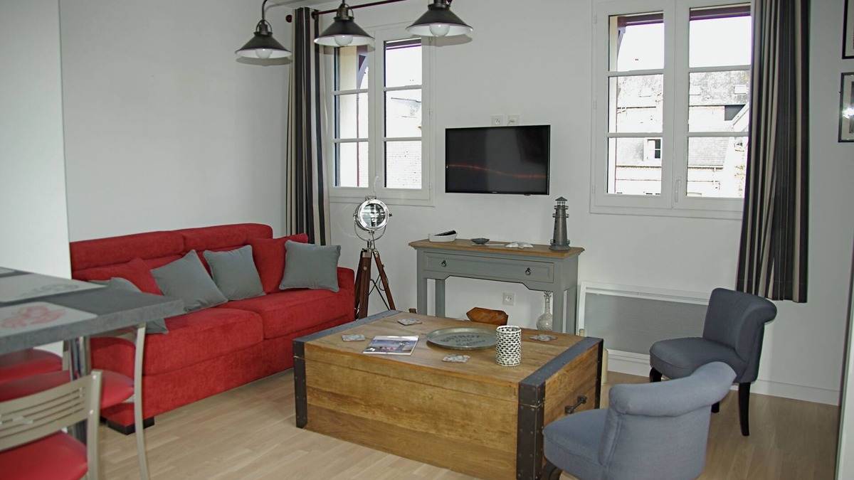 Saint-Valery-sur-Somme Apartment | Le Logis de Nevers, new apartment 45 m2, 1 bedroom for 2 pers. (car park)