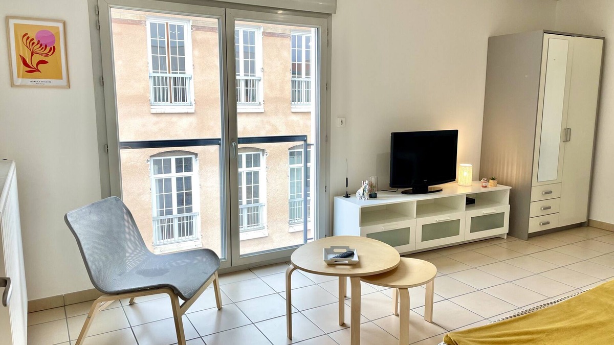 La Demi - Lune Apartment | Le Métropolitain - Grand studio coeur Tassin et gare