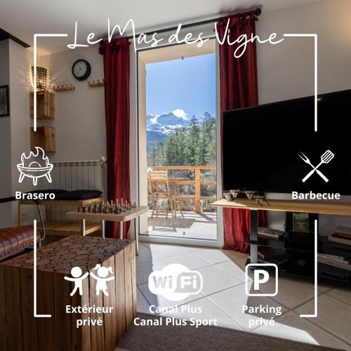 Pra Loup Apartment | Le Mas des Vigne - Jardin - Barbecue - Brasero