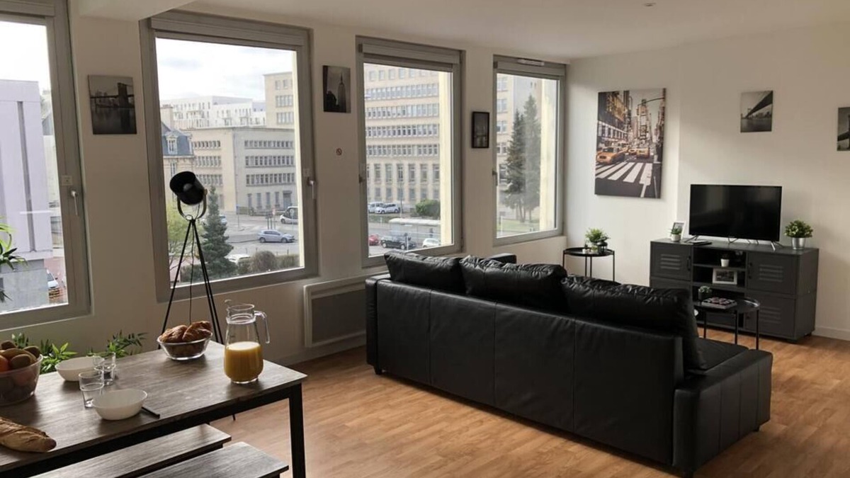 Centre Ancien Apartment | ❤️ LE NEW YORKAIS🛎️ HYPER CENTRE ☀️ FIBRE WIFI ⛱️ JERGWELOH