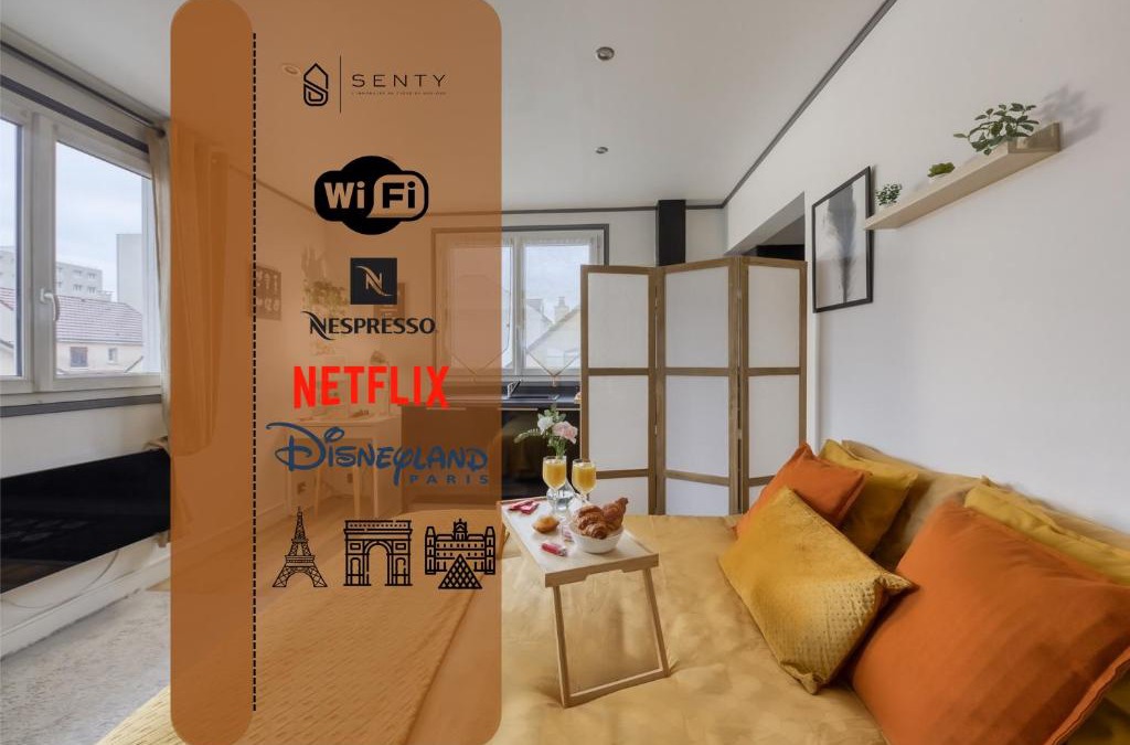 Montmagny Apartment | LE NID DOUILLET : PARIS proche-Cozy-Netflix