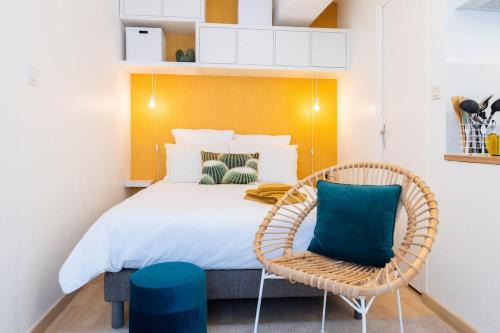 Centre ville - Urbanistes Apartment | Le Palm Spring - studio cosy en centre-ville