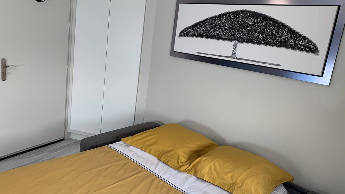 Souche Apartment | 💠Le Petit bleu💠 downtown - Wi-Fi and Netflix- Free parking