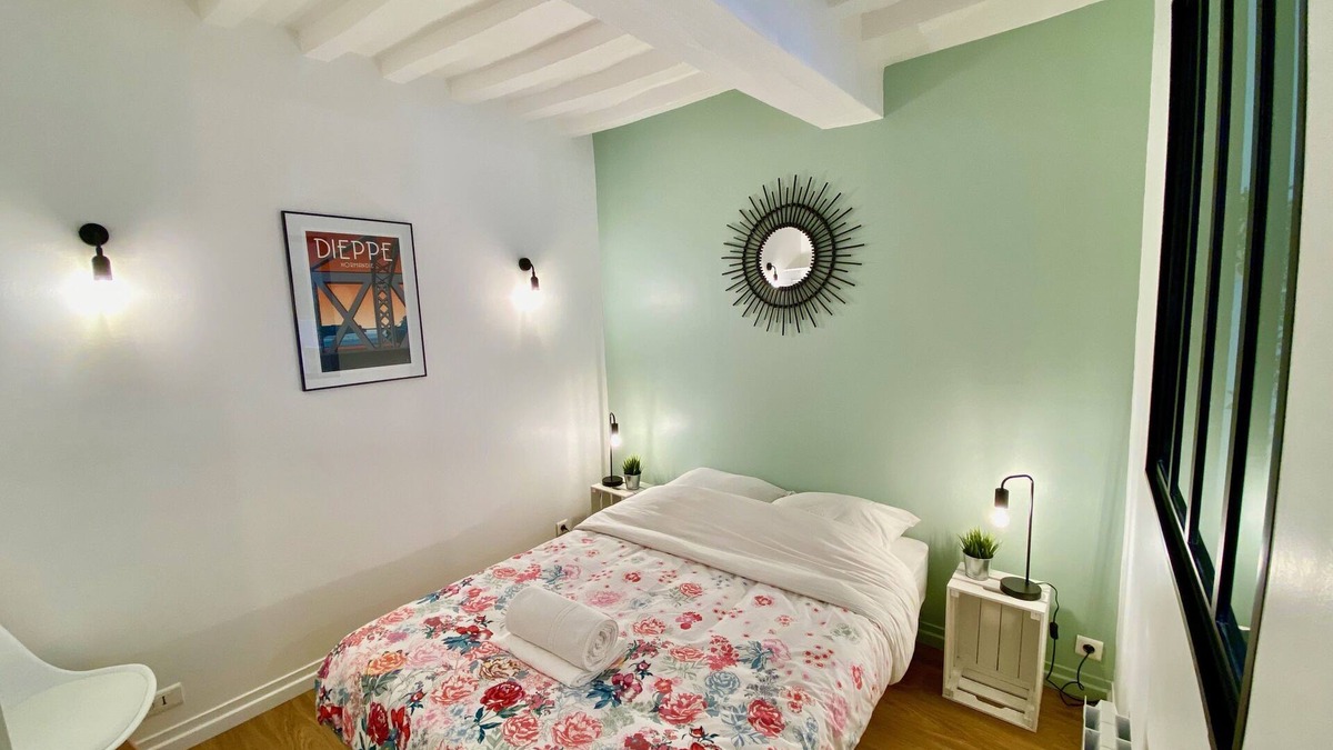 Dieppe Apartment | Le Plaisancier: Historic Center, between the Port and the Beach, Parking
