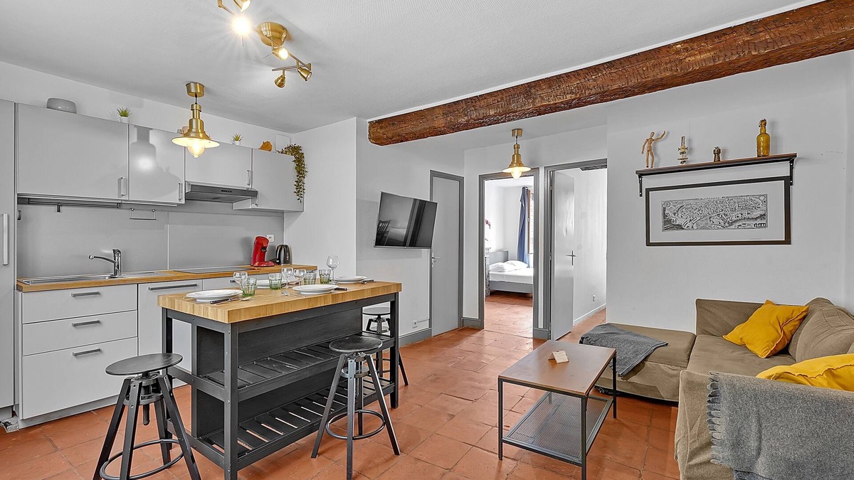 Carmes Apartment | LE REGANS - Charmant appartement en tomette