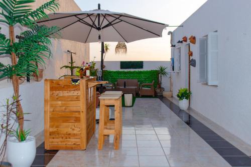 Nabeul Apartment | Le Rooftop Apparte - Barbecue, Grande Terrasse