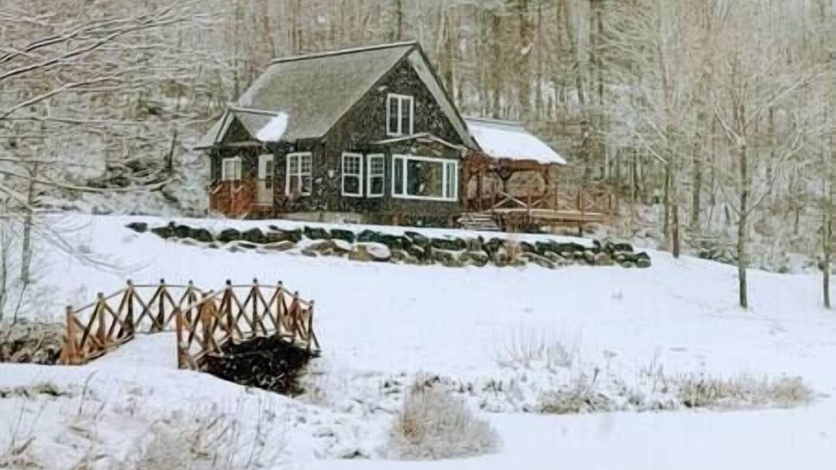 Chateau-Richer Ski Chalet | Le Rustique avec lac privé