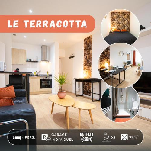 Montbeliard Apartment | Le Terracotta, plein centre, garage, WIFI-Netflix