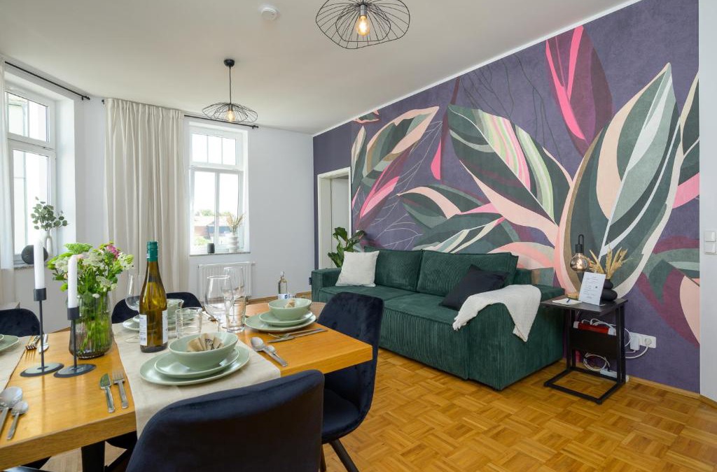 Schkeuditz Apartment | LE Vacation 3-Room-Apartment 67qm, Küche, Netflix, Free-TV