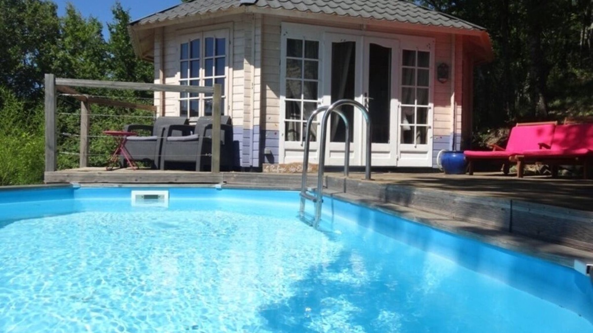 Lussas Cottage | Le Vallon des Etoiles⭐ "Cottage " Ardèche, Nature, Spa and Private swimming pool