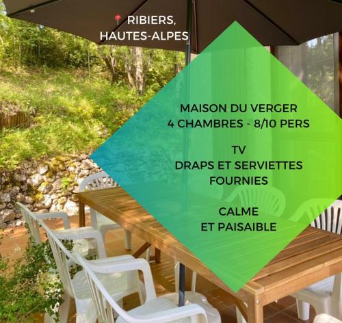Val-Buech-Meouge House | Le Verger de Jouère à Ribiers - Paisible - 10 personnes