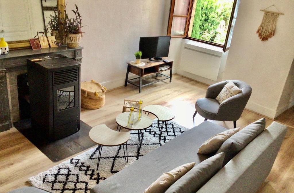Passenans Apartment | Le vigneron Au coeur des vignes à proximité des lacs et cascades lits faits à l'arrivée