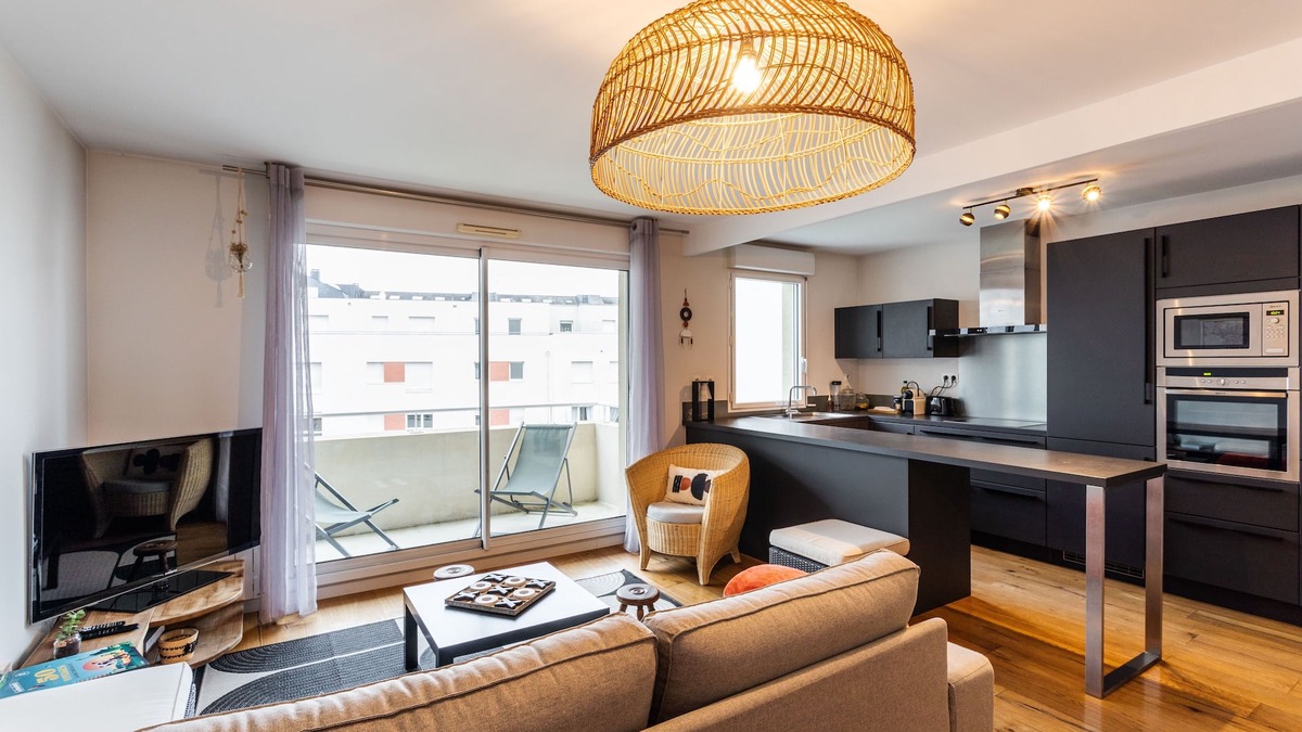 Arsenal-Redon Apartment | Le ViLoNa - T3 moderne avec parking privé