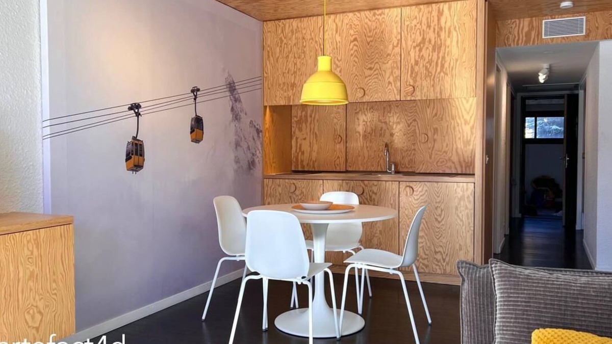 Les Deux Alpes Apartment | LE66: Fully refurbished apartment, with view of the mountains and next to slopes