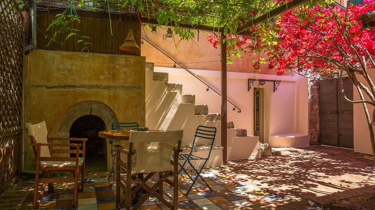 Lefkada House | Lefkada's traditional house/cozy yard
