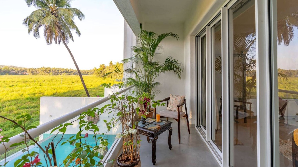 Siolim Villa | Legacy by Hireavilla- Full Field View Villa w Pool