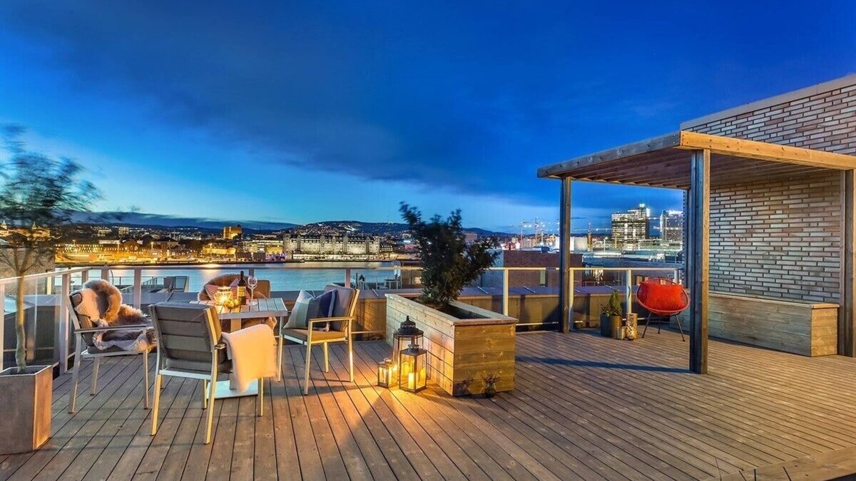 Gamle Oslo Apartment | Leilighet med balkong og terrasse
