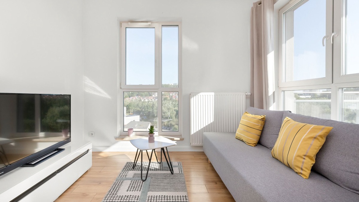 Piecki-Migowo Apartment | Lema 2C | Wifi, 2 Bedrooms, Balcony, Parking, Gdansk