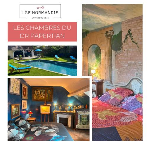 Saint-Clair-sur-l'Elle House | Les Chambres du Dr Papertian