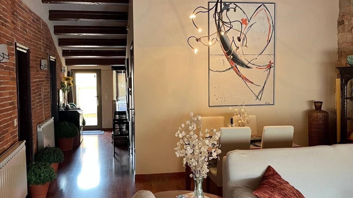 Sant Hilari Sacalm Apartment | Les Golfes de Can Mascarbó, Mimarte en un Confortable Espacio