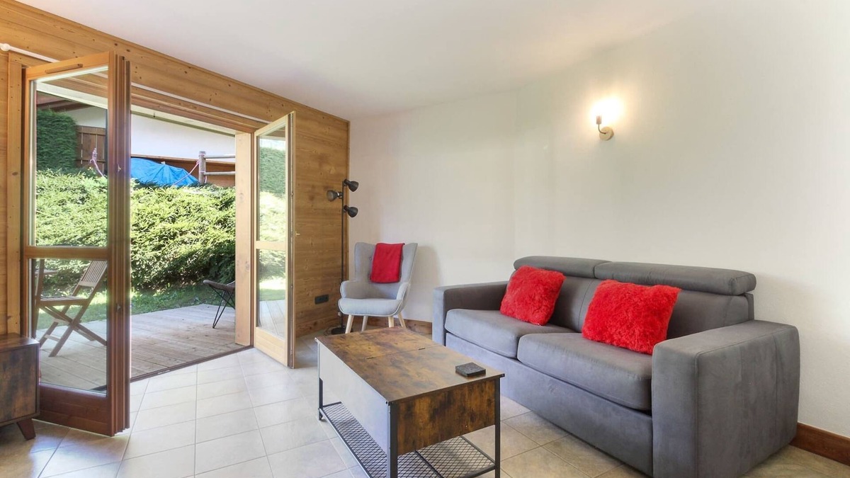 Les Bossons Apartment | Les Granges - Terrasse - Vue Mont.Blanc