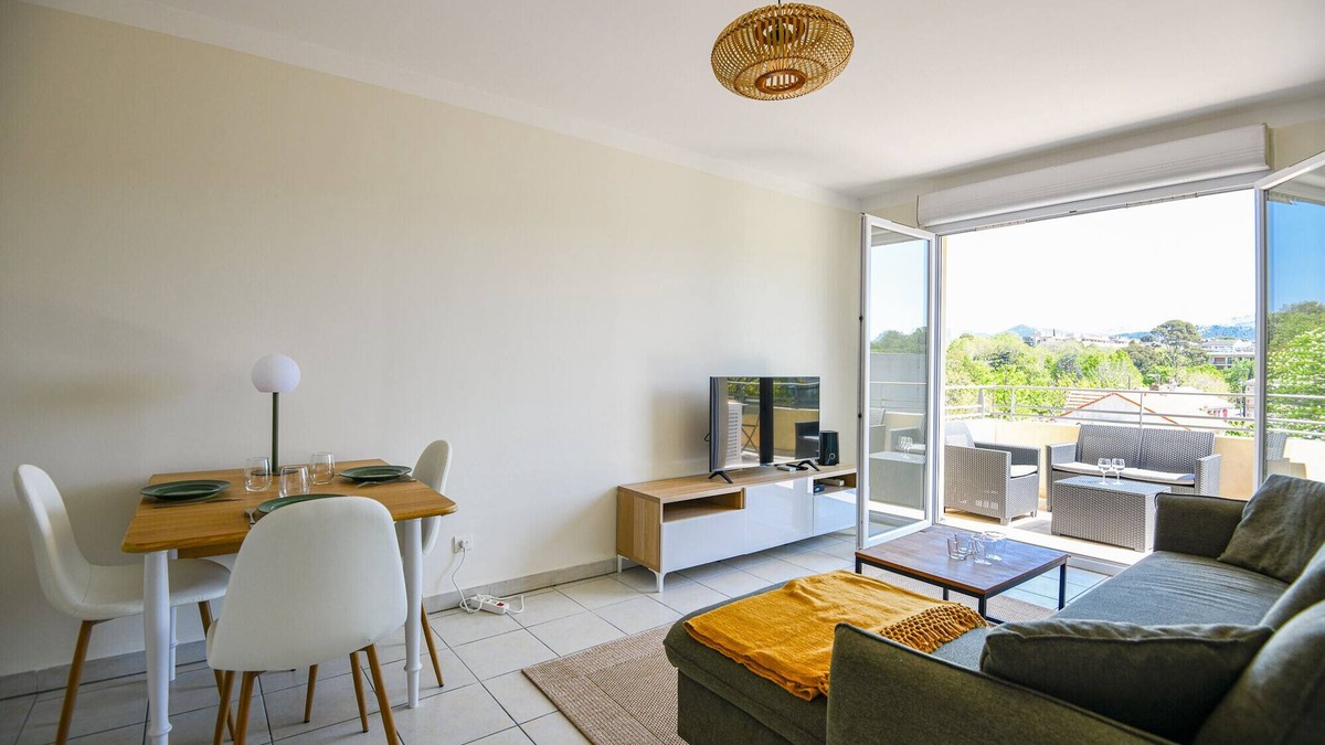 Bonneveine Apartment | Les Terrasses Borely - Bel appart 1 ch avec clim
