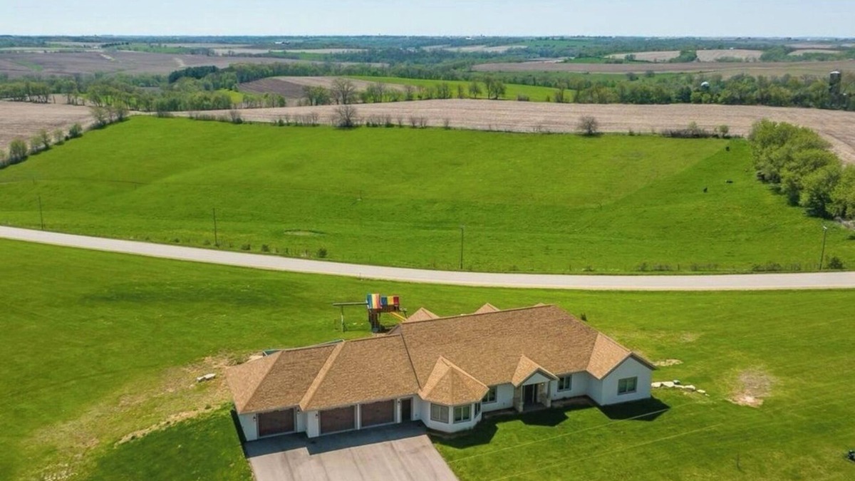Mineral Point House | Less than one mile from the ATV Trail with a hot tub on deck to end your day!