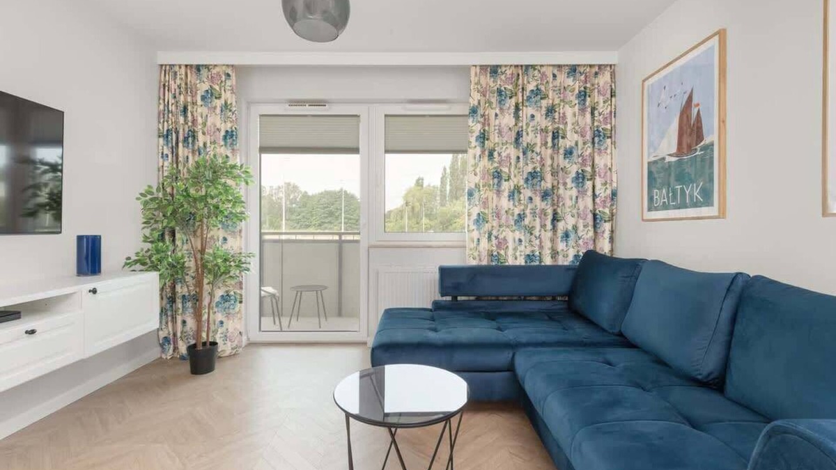 Nowy Port Apartment | Letnicka 1H | Fashionable Apartment | Parking