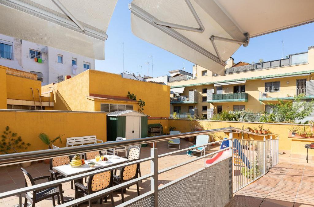 Navas Apartment | Lets Holidays Terrace Barcelona
