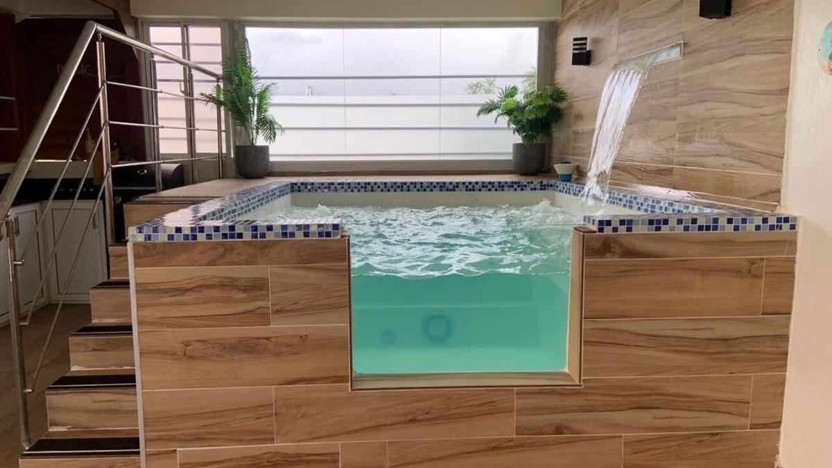 Bani Apartment | Lianas Rooftop Entire Apartment With Private Jacuzzi Just 8 min Near the Beach