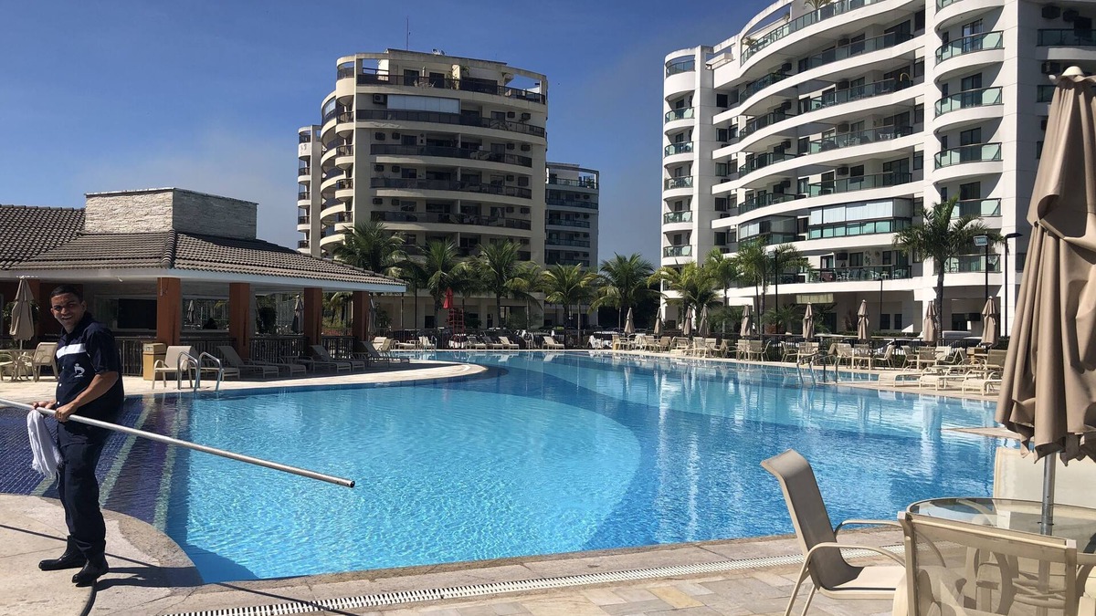 Recreio dos Bandeirantes Apartment | Life, Your Vacation with Leisure, 24-Hour Security, Swimming Pools and Much More