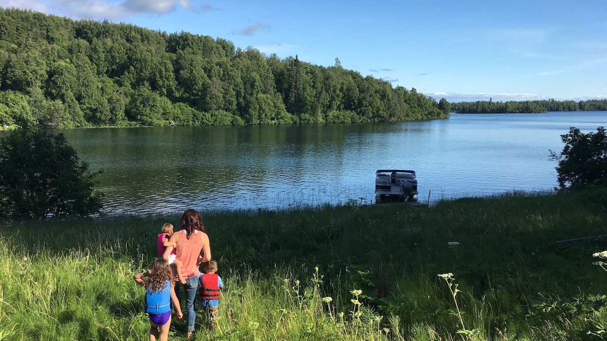 Nikiski House | Listen to the loons on the lake.