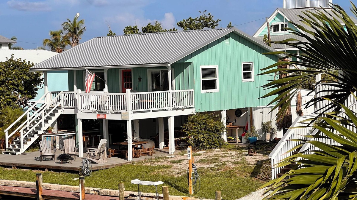 Placida Cabin | Little Gasparilla Island: WATERFRONT Cabin, Boat dock at door!