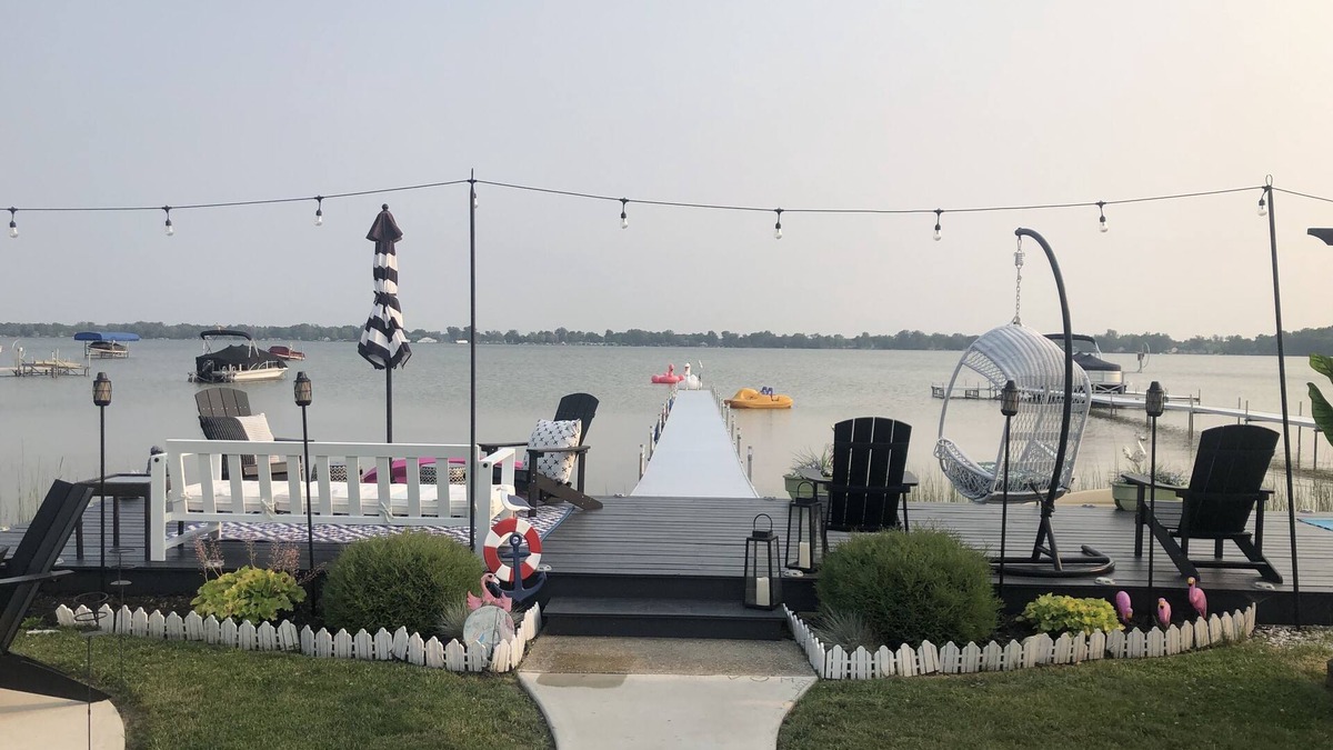 Bass Lake House | Live the dream at MyHappyPlace,Private dock15 min away from CulverAcademy ⚓️⛵️🥂🚣‍♀️🚴‍♀️