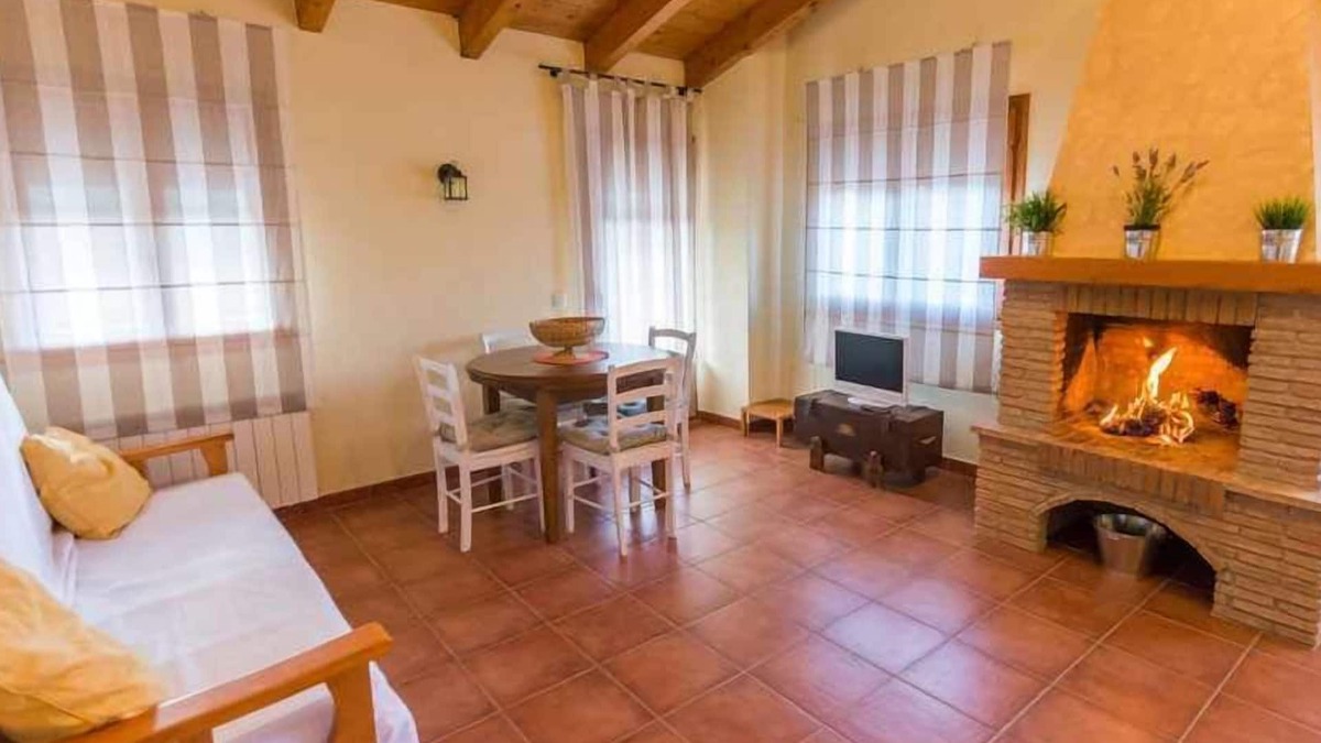 Beceite Apartment | Lo Tossal I. Penthouse with fireplace and terrace