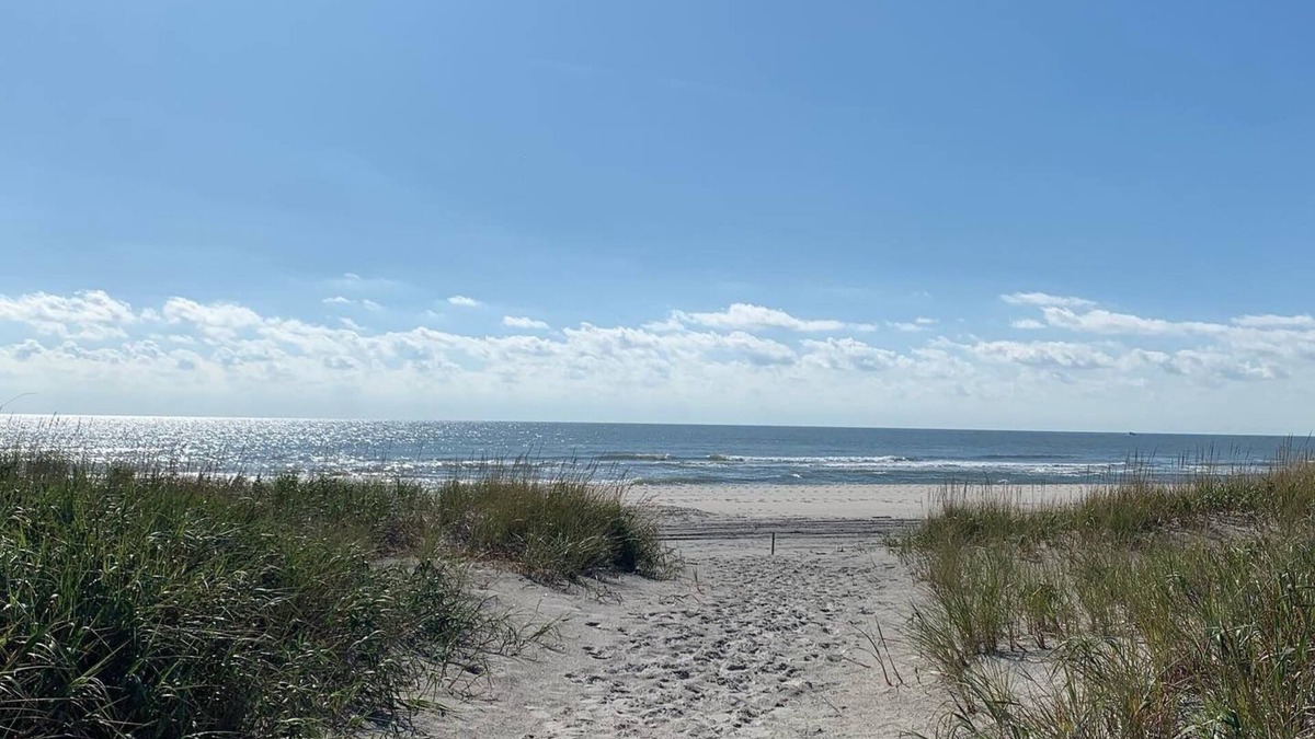 Brigantine Condo | Located just steps from the beach, enjoy your coffee with a view of the ocean!