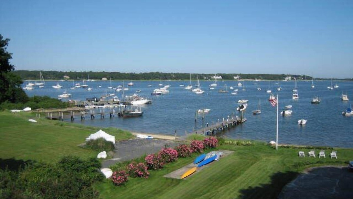 Cotuit House | Location, Location -beachfront property overlooking Cotuit Harbor.