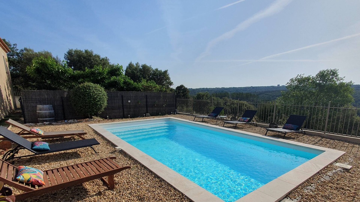 Saint-Maximin House | Location Maison Avec Piscine 5mn D'uzes 5/6 Personnes