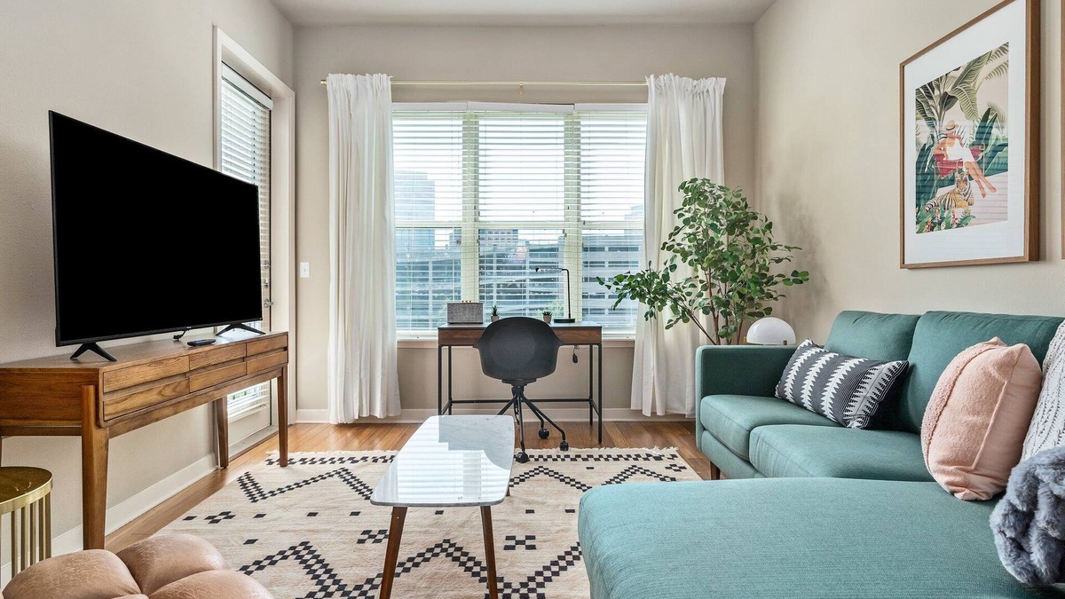 Texas Medical Center Apartment | Lodgeur | Playful & modern 1BR | Med Center