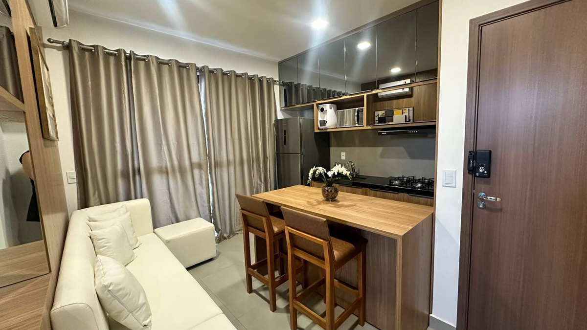 Saraiva Apartment | Loft 506, 200 meters from Uberlândia Center Shopping