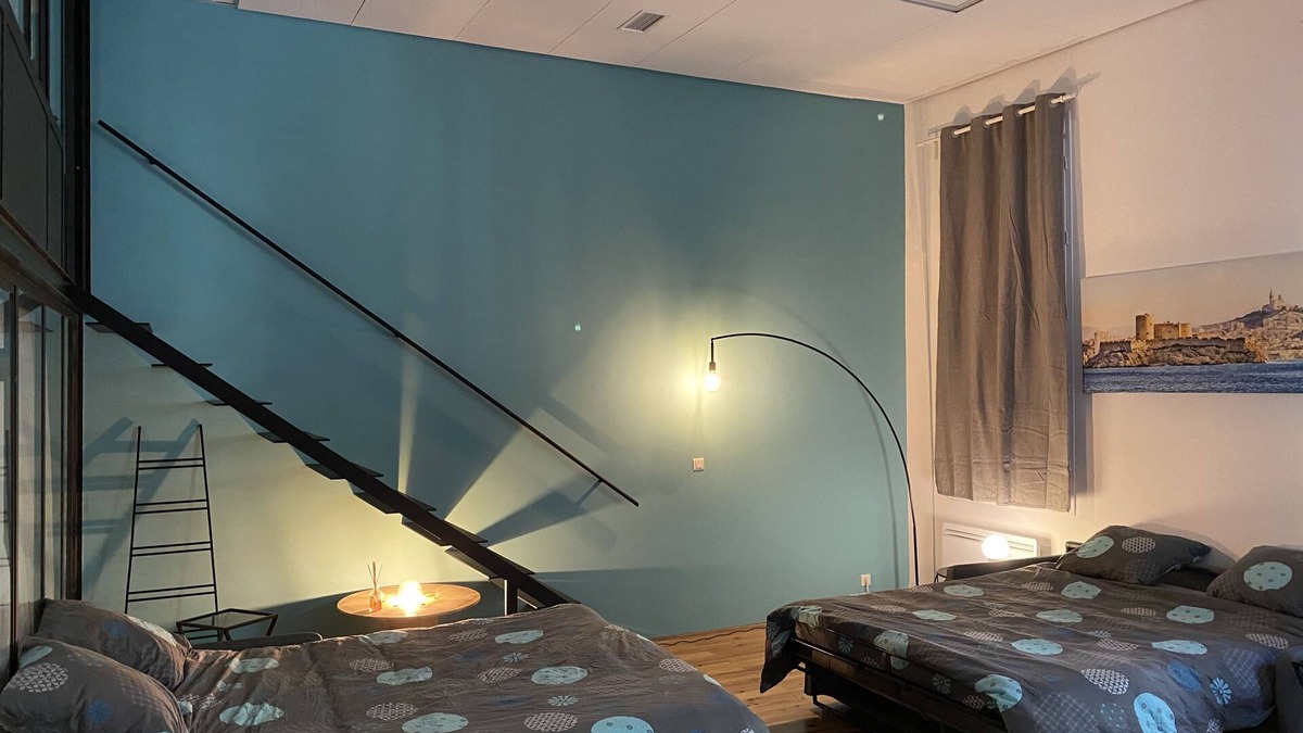 La Villette Apartment | loft apartment marseille joliette