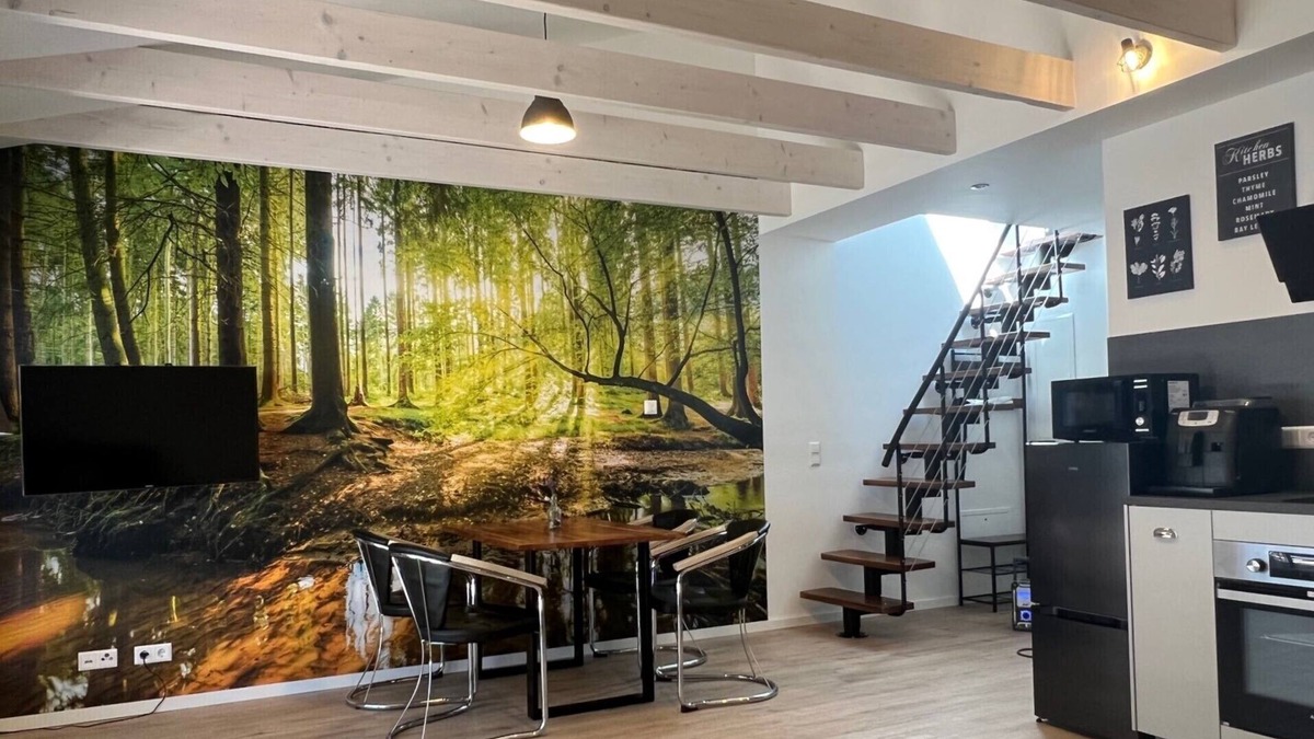 Neckarwestheim Apartment | Loft apartment on 2 floors, Neckar trip hiking, wine enjoyment, Neckar