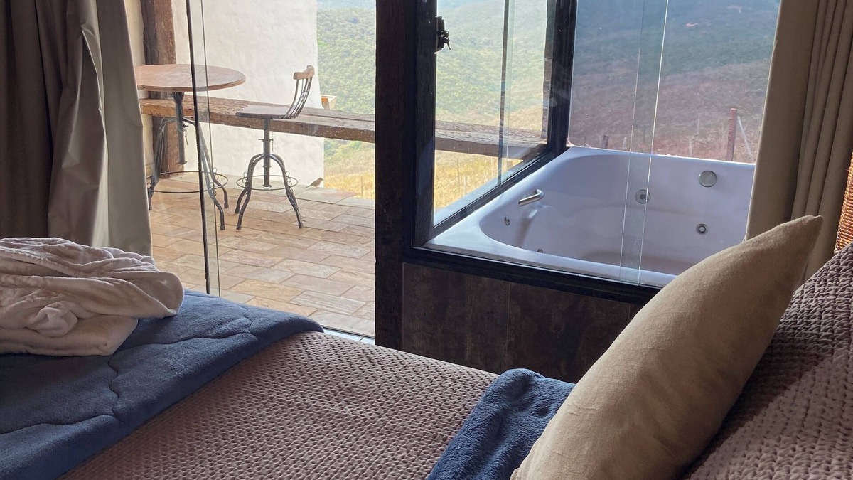Lavras Novas Ski Chalet | Loft BEM-TE-VI com linda vista - Refúgio de Lavras